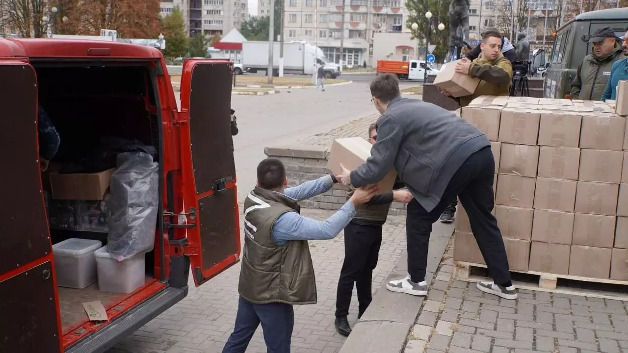 Белгородская область продолжает получать гуманитарные грузы с помощью3