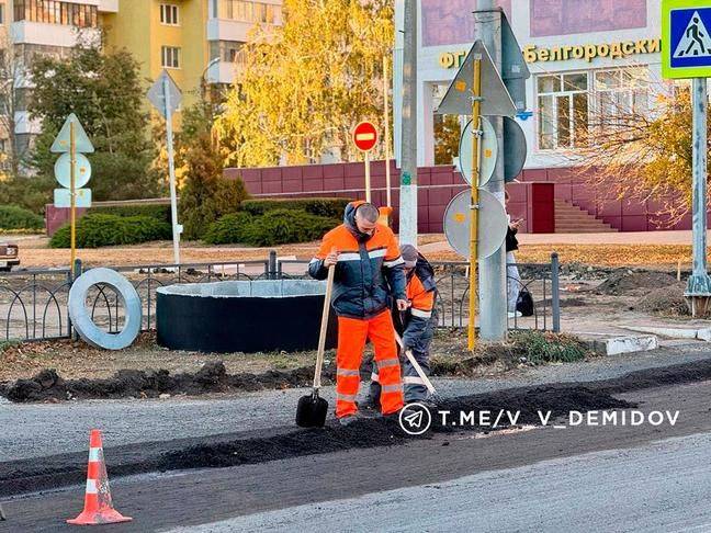 В Белгороде на пересечении Белгородского полка и Октябрьской сделают кольцевую развязку