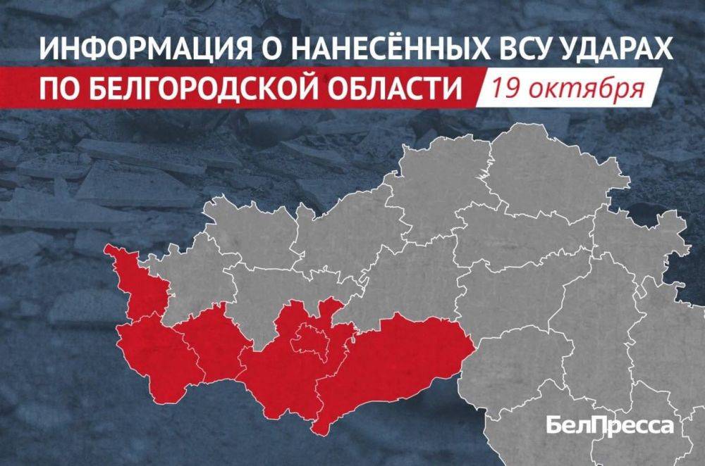 48 боеприпасов выпустили ВСУ по Белгородской области за сутки