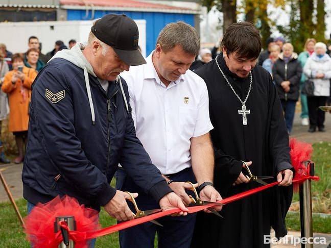 В Белгородском районе открыли сквер СВО