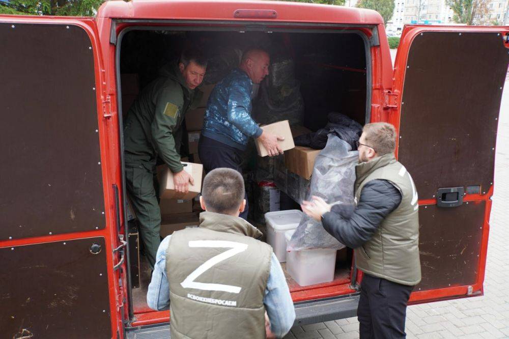 Пять тысяч продуктовых наборов передадут жителям Белгородской области, вывезенным из-под обстрелов