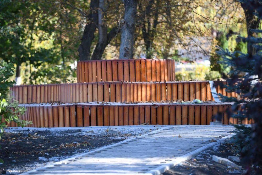 Завершилось благоустройство Центрального парка в Вейделевке