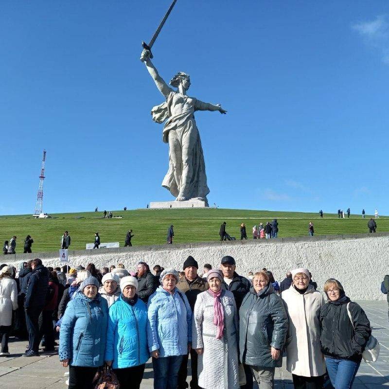 Вейделевские пенсионеры побывали в городе - герое Волгограде