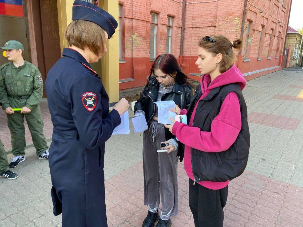 Белгородские автоинспекторы организовали студенческие рейды по дорожной безопасности