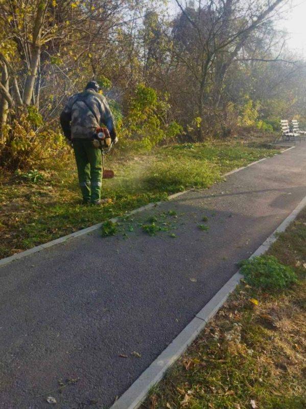 МБУ «Благоустройство Яковлевского муниципального округа» продолжает осуществлять работы по благоустройству и уборке территорий