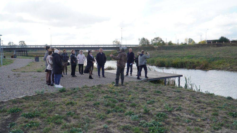 В посёлке Борисовка Белгородской области завершили очистку участка русла реки Ворскла