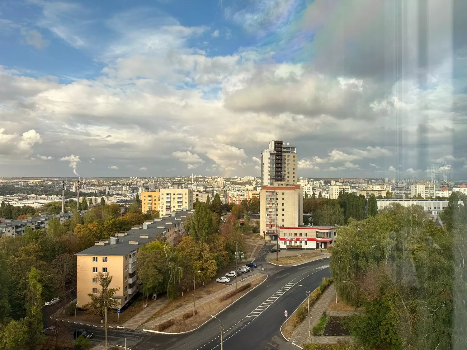 Октябрьская радуга в Белгороде