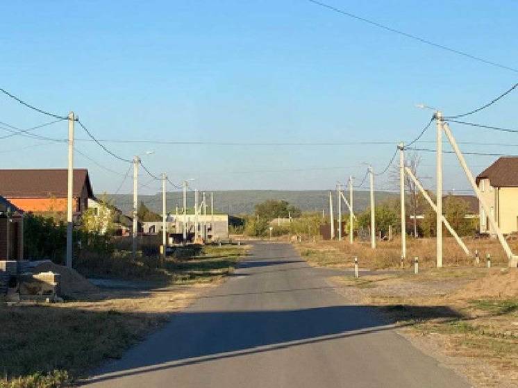 В микрорайоне Валуек завершены работы по устройству сетей наружного освещения