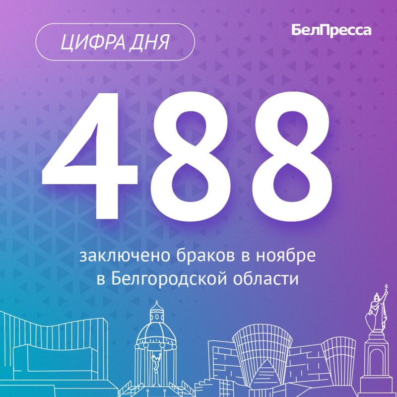 Вчера в красивую дату – 24.11.2024 – в Белгородской области поженились 5 пар