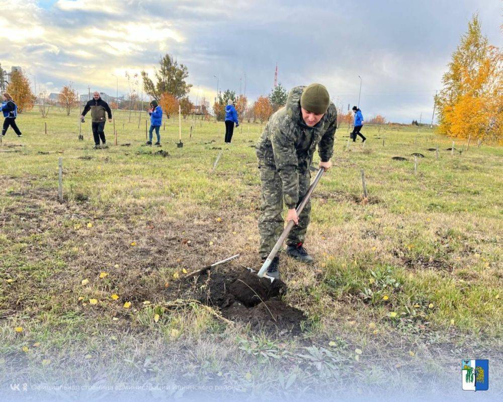 В Ивнянском районе прошла ежегодная эколого-патриотическая акция «Сад памяти»