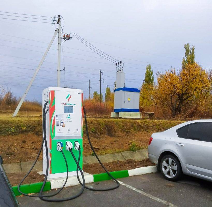 В Белгородской области появились новые зарядные станции для электромобилей