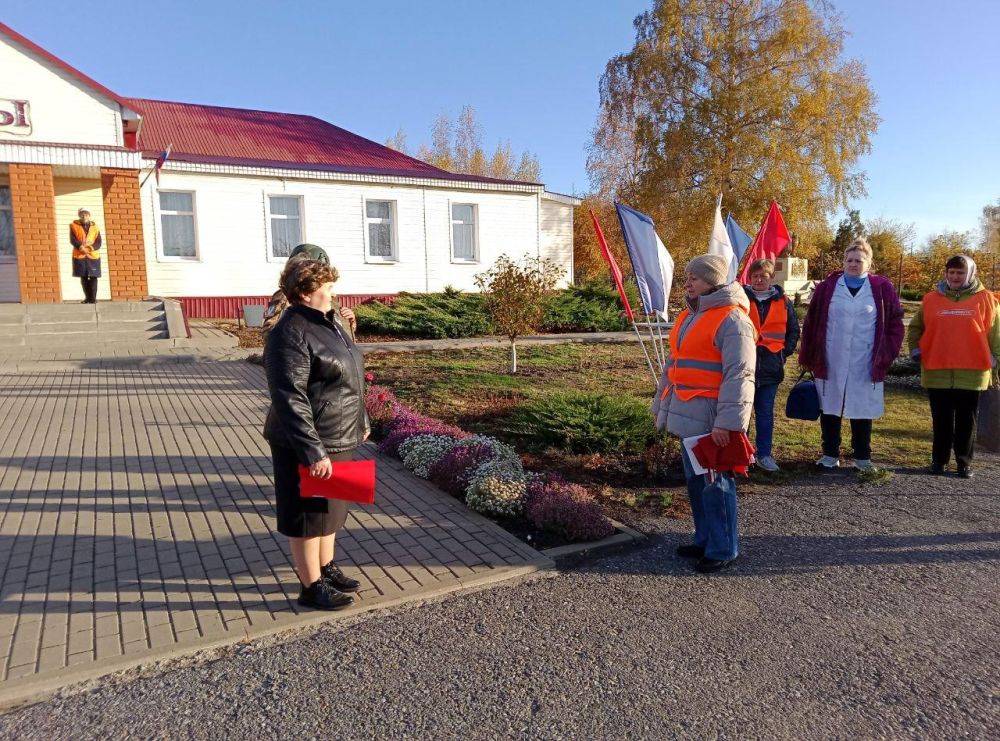 В селе Большие Липяги прошли командно-штабные учения по теме «Проведение эвакуационных мероприятий из зоны опасностей в безопасные районы»