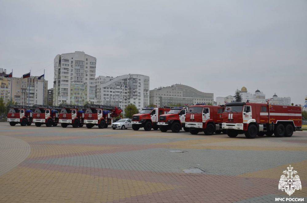 Новая техника поступила на вооружение белгородских пожарных