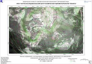 Обзор погодных условий в Европейском регионе в период с 21 по 22 ноября 2024 г.