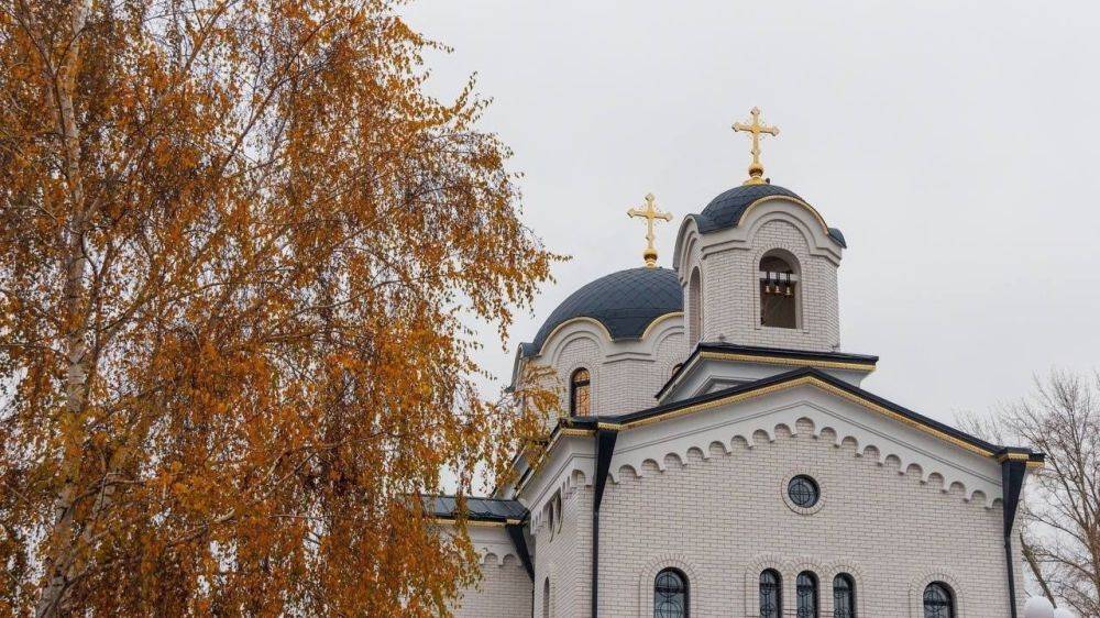 В Нижнем Ольшанце Белгородского района освятили новый храм