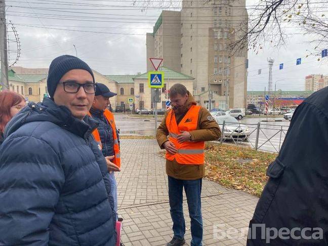 В Белгороде прошла общественная приёмка отремонтированного участка проспекта Хмельницкого