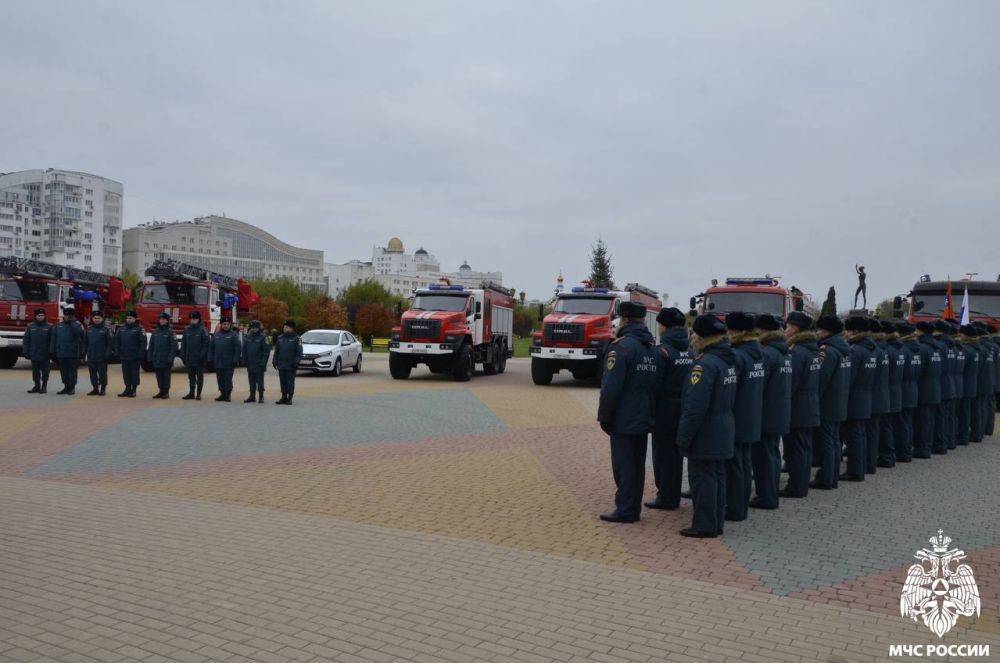 Новая техника поступила на вооружение белгородских пожарных