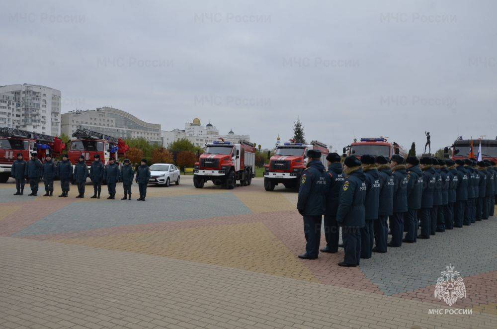 Новая техника поступила на вооружение белгородских пожарных