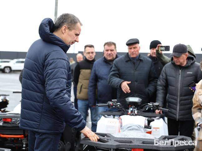 Приграничные муниципалитеты Белгородской области получили новые квадроциклы