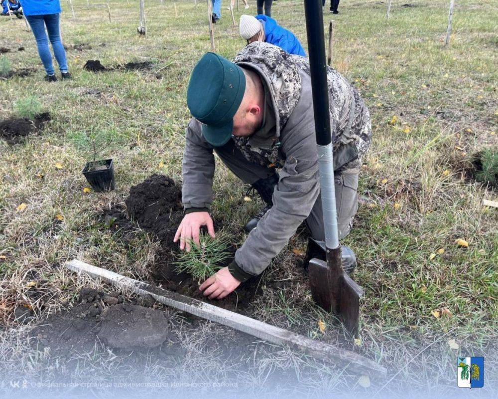 В Ивнянском районе прошла ежегодная эколого-патриотическая акция «Сад памяти»