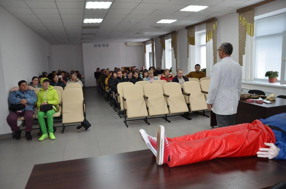 В Краснояружском районе проходят занятия по оказанию первой доврачебной помощи