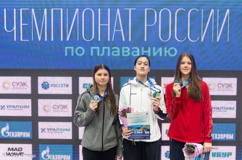 Белгородская пловчиха стала чемпионкой России