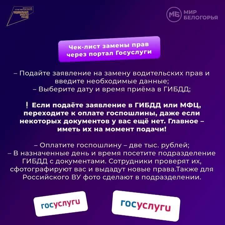 В продолжение актуальной темы замены и получения водительских прав