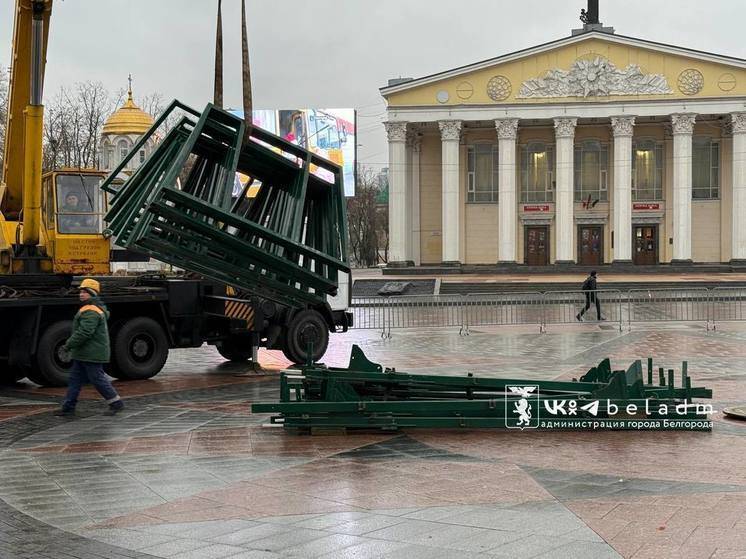 Белгород начали готовить к встрече Нового года