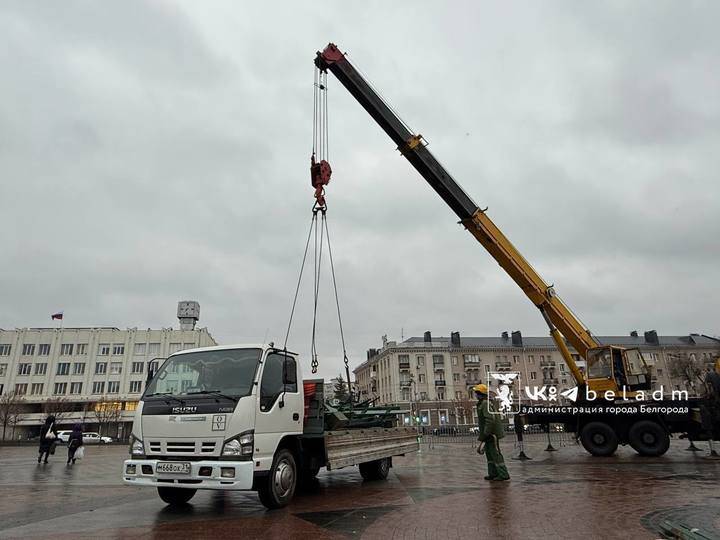 Белгород начали готовить к встрече Нового года5