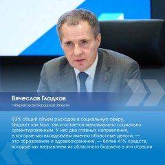 В 2025 году более 63% бюджета Белгородской области направят на финансирование социальной сферы