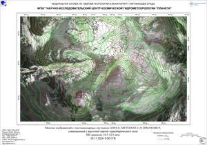 Обзор погодных условий в Европейском регионе в период с 23 по 25 ноября 2024 г.