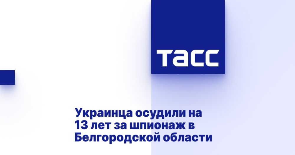 Украинца осудили на 13 лет за шпионаж в Белгородской области