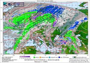 Обзор погодных условий в Европейском регионе в период с 23 по 25 ноября 2024 г.