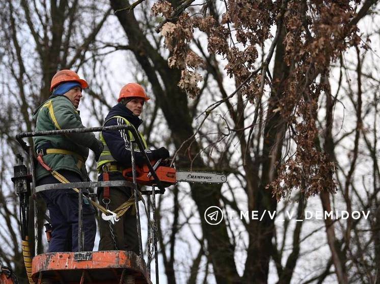 Коммунальщики устраняют последствия непогоды в Белгороде