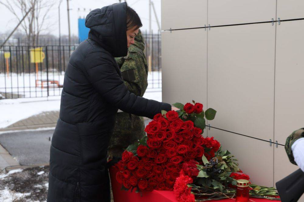 Анна Куташова: Увековечили память земляков, погибших в зоне специальной военной операции