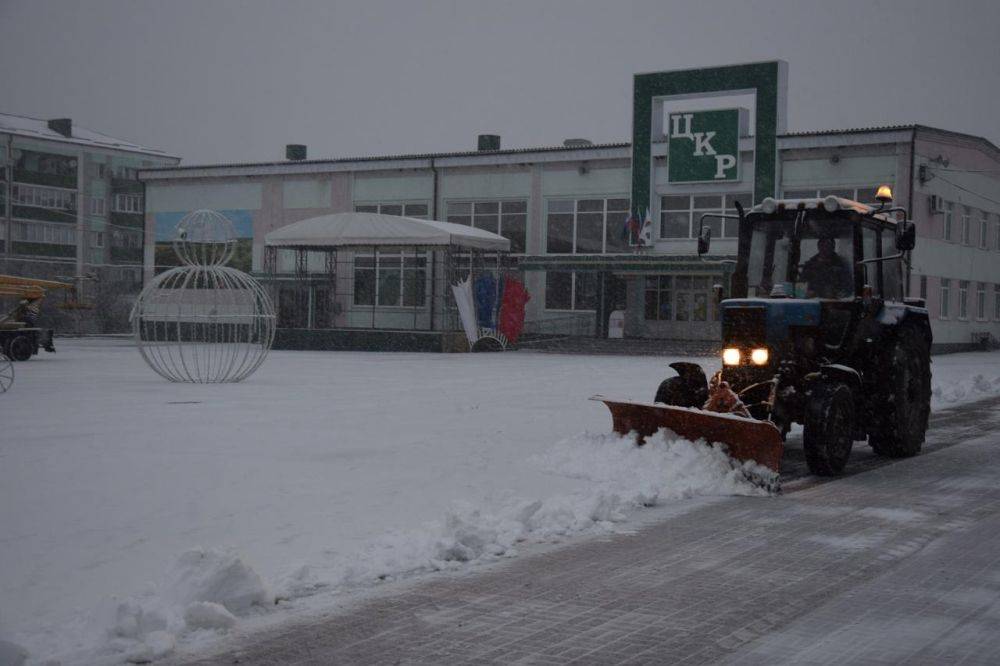 Уборка дорог от снега идёт в плановом режиме