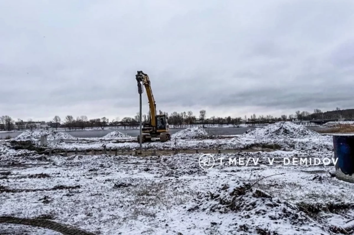 В Белгороде благоустраивают правый берег Центрального пляжа0