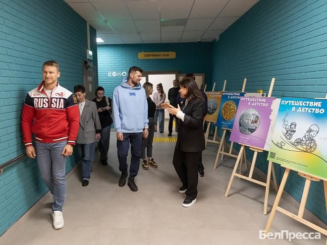 Чемпион и призёры Олимпийских игр посетили три спортивных объекта в Белгороде