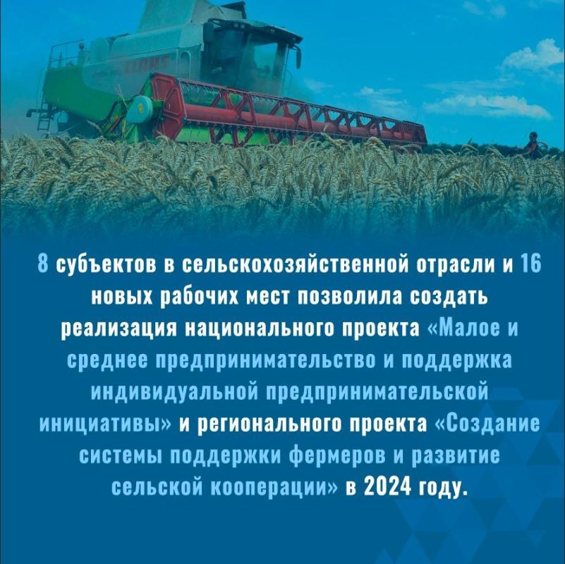 Отдельные показатели итогов работы агропромышленного комплекса за 2024 год