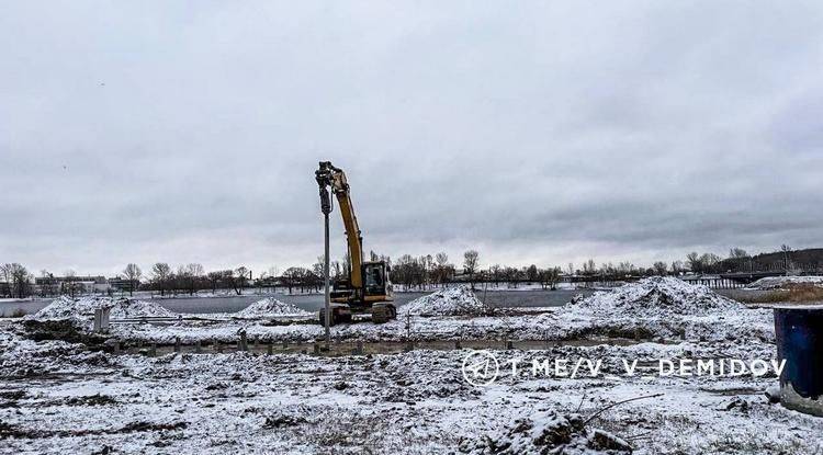 В Белгороде начали благоустраивать правый берег центрального пляжа