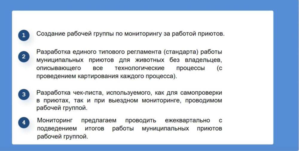 Эффективность работы муниципальных приютов для животных обсудят на встречах с зоозащитниками