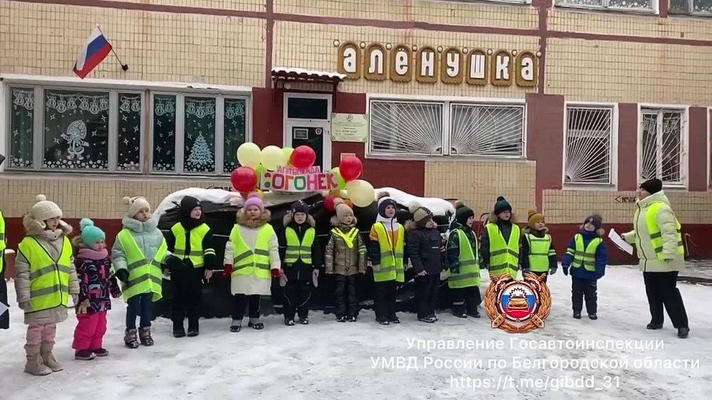 В Яковлево воспитанники детского сада «Аленушка» организовали тематический праздник «Чем ярче - тем безопасней!»