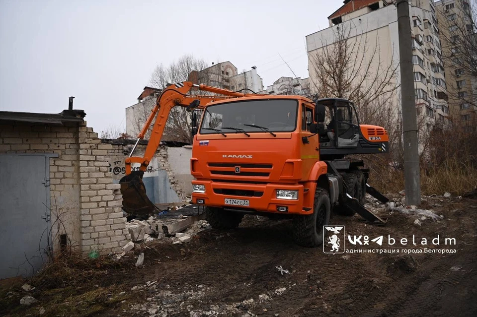 В Белгороде на месте гаражей построят ливневую канализацию0