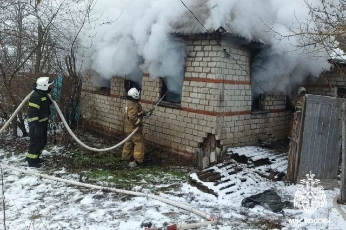 В Белгородском селе при пожаре в частном доме погиб человек0