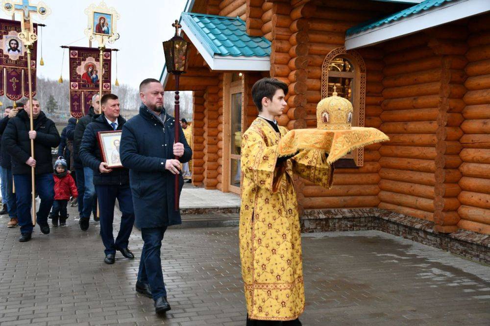 Галина Руденко: В селе Уточка освятили храм-часовню в честь святителя Василия Великого