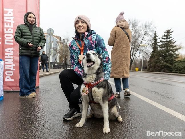 Сегодня в Белгороде прошёл легкоатлетический забег в честь 80-летия Победы в Великой Отечественной