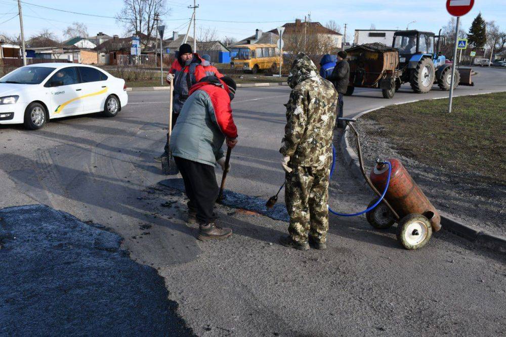 Светлана Халеева: Погодные условия позволили начать ямочный ремонт улично-дорожной сети уже в январе