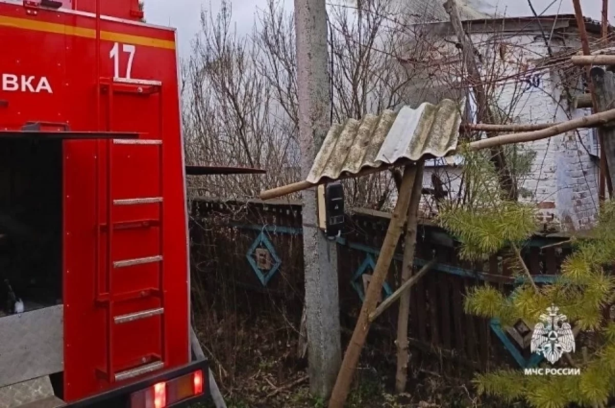 Пожилой белгородец погиб при пожаре в частном доме в Борисовском районе0