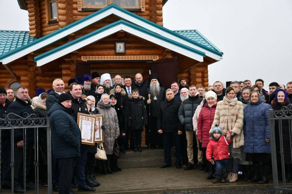 Галина Руденко: В селе Уточка освятили храм-часовню в честь святителя Василия Великого