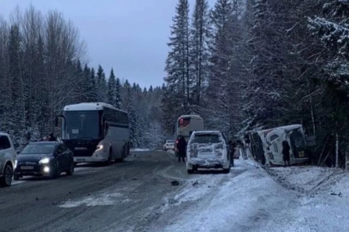 Восемь белгородцев пострадали в Карелии при ДТП0